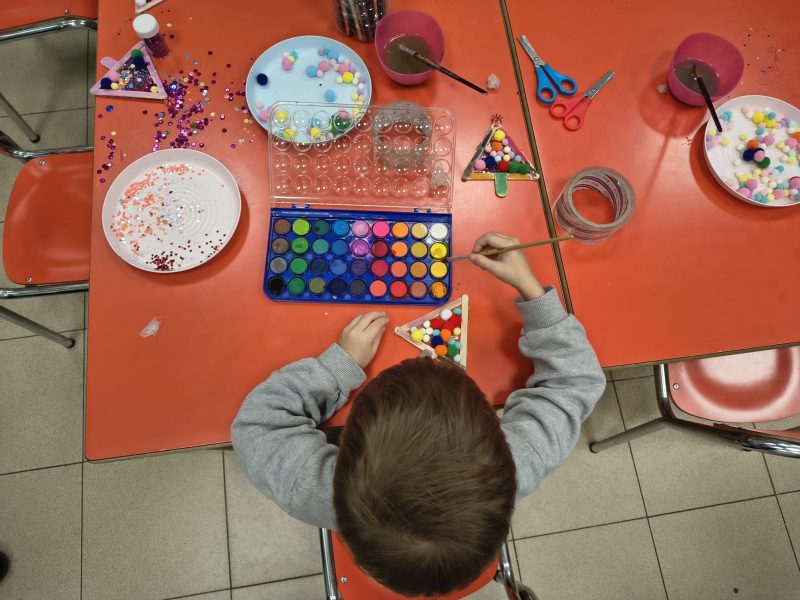 Momento di studio alla lavagna
